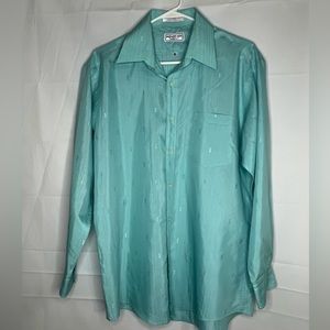 VTG Yves Saint Laurent Allover YSL Print Shirt